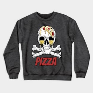 Skull and Bones Pizza Crewneck Sweatshirt